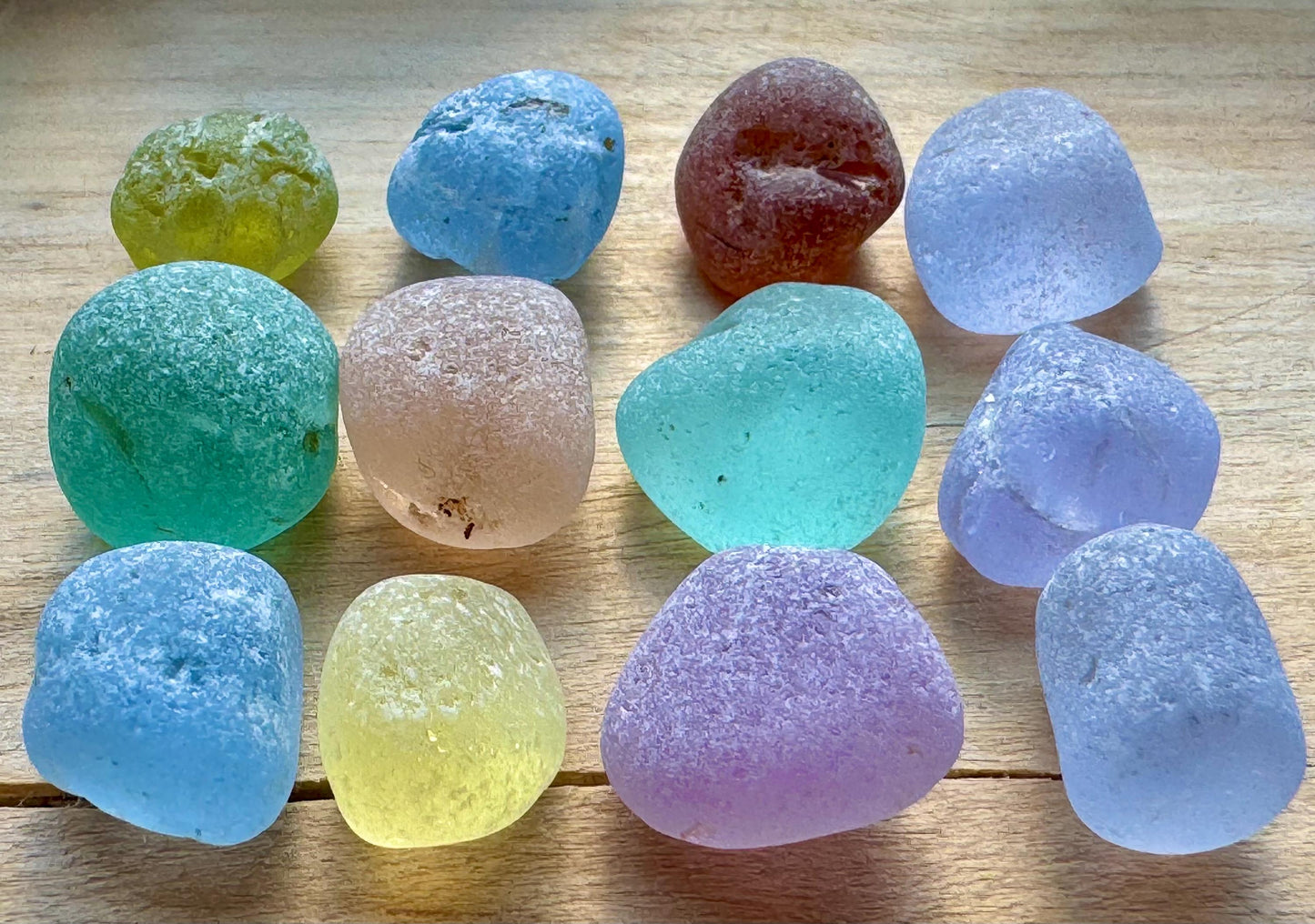 Rare Genuine Japanese Sea Glass #071 Jewelry Grade Mixed Colors Lot for Wire Wrapping & Pendants #071