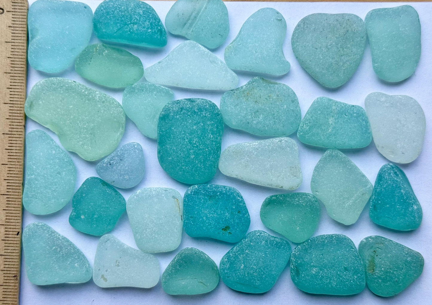 Aquamarine Japanese Sea Glass #053 Genuine Beach Glass Bulk Lot
