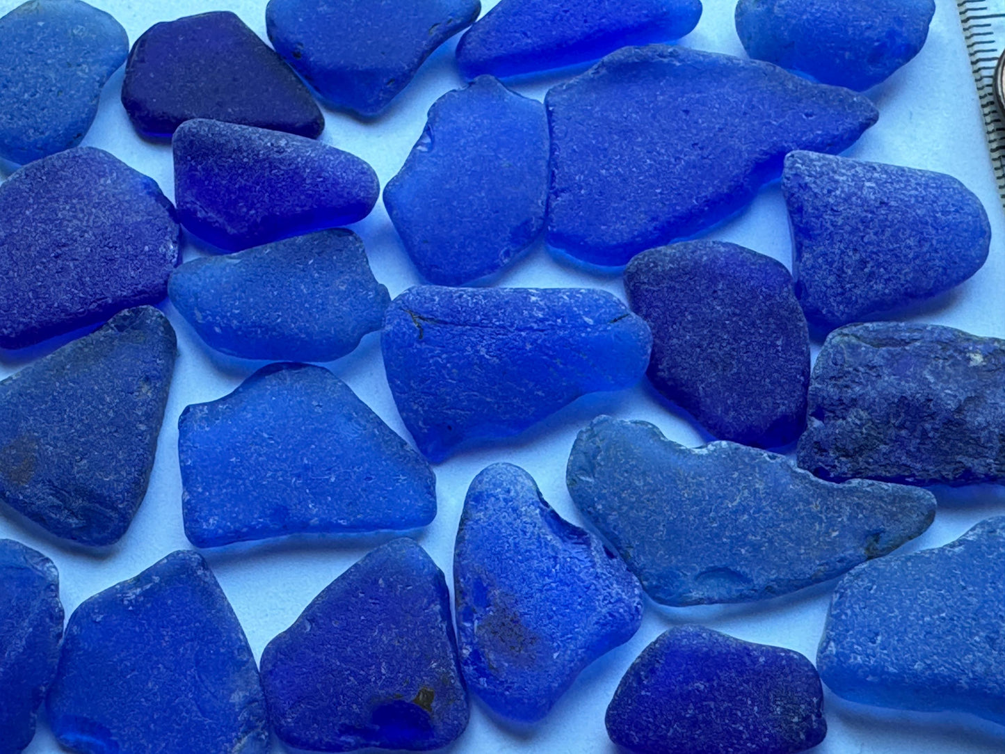 Cobalt Blue Japanese Sea Glass #045 Genuine Beach Glass Bulk Lot