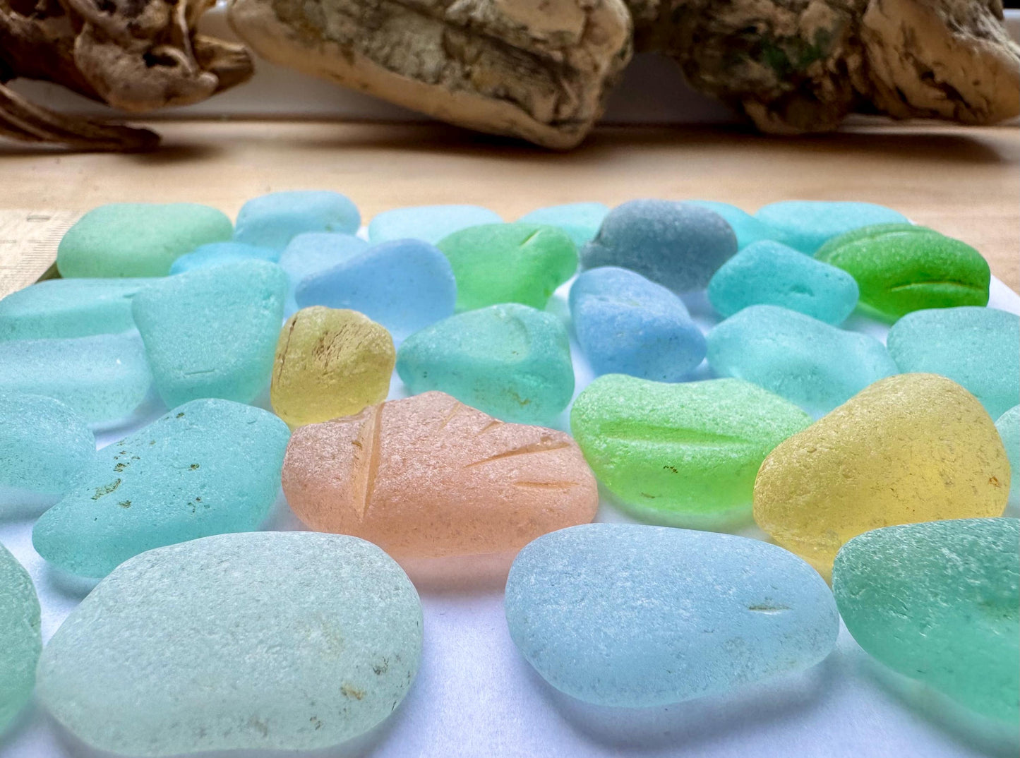 Genuine Sea Glass Mix #054 156g Japanese Beach Glass Assorted Colors Craft & Jewelry Supply Lot #054