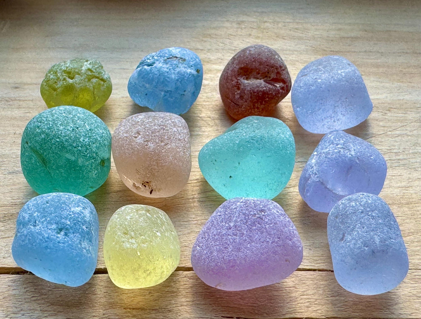Rare Genuine Japanese Sea Glass #071 Jewelry Grade Mixed Colors Lot for Wire Wrapping & Pendants #071