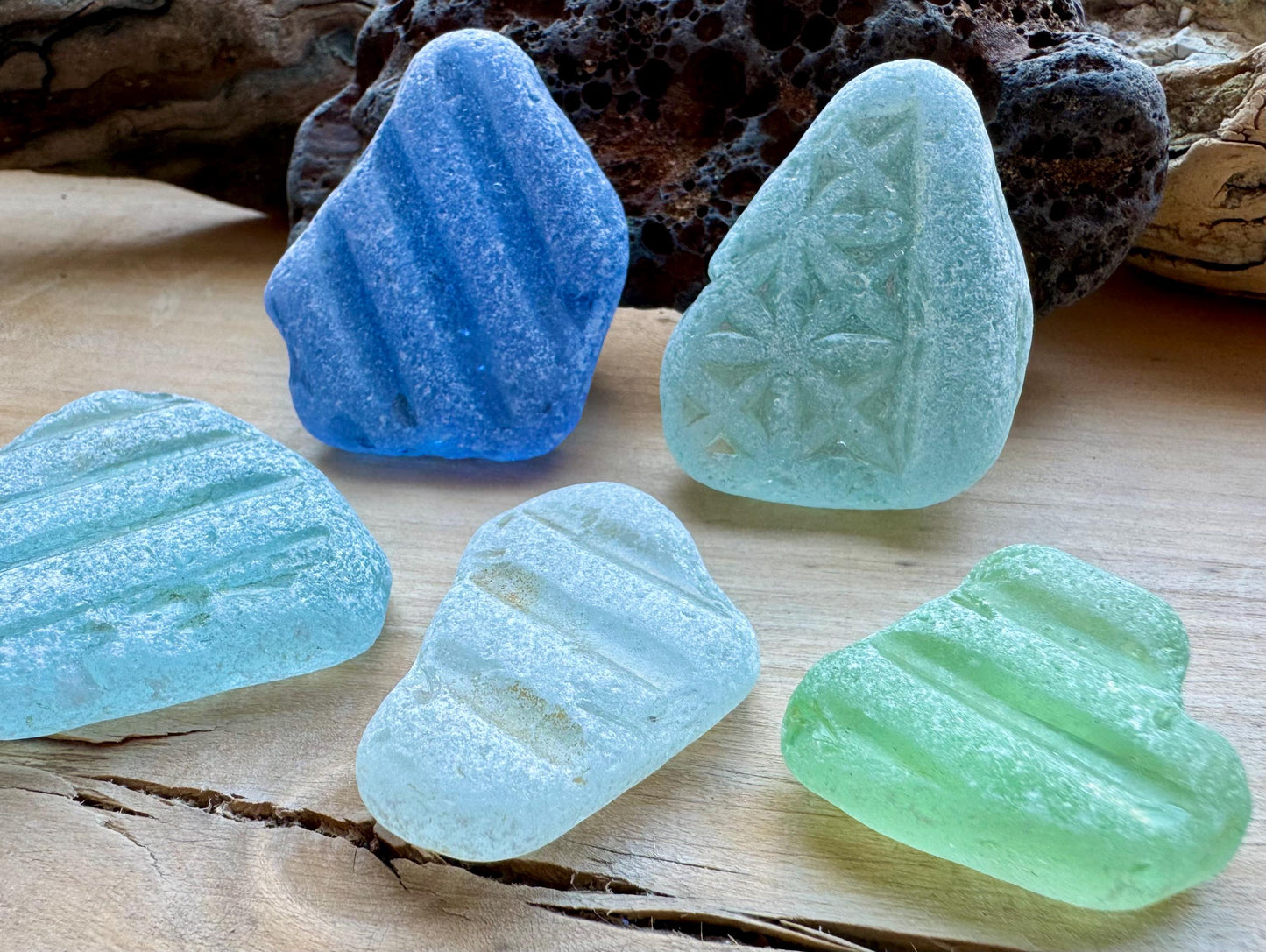 Large Genuine Sea Glass #082 Pendant Pieces Rare Japanese Sea Glass Jewelry Grade Beach Glass Lot #082