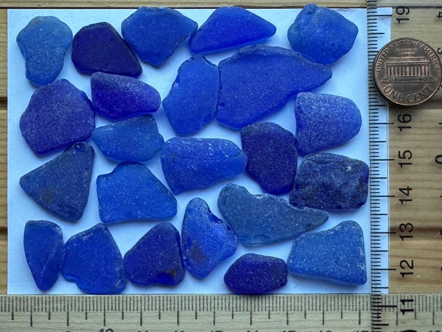 Cobalt Blue Japanese Sea Glass #045 Genuine Beach Glass Bulk Lot