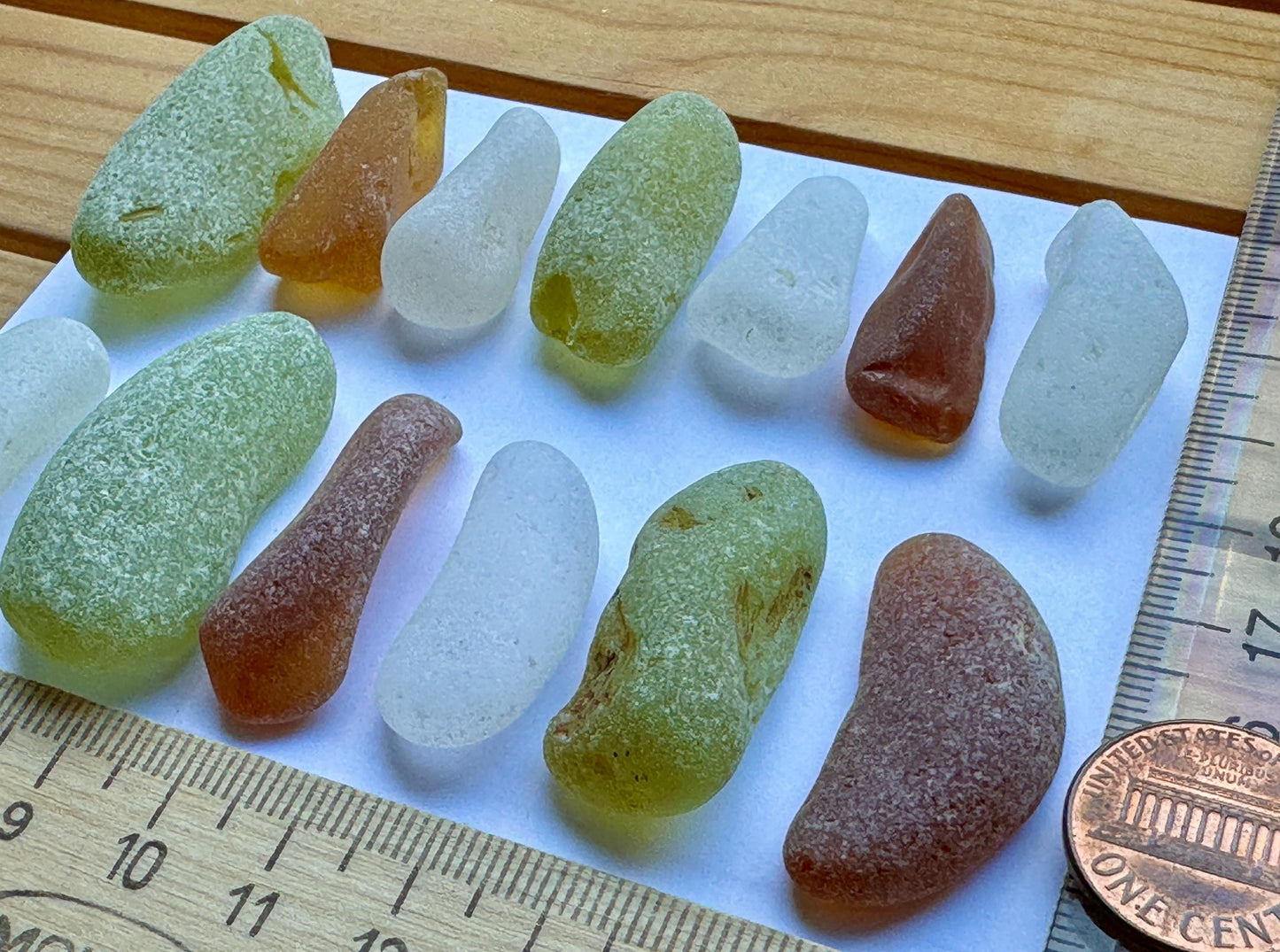 Long Sea Glass #026 Pieces Genuine Japanese Beach Glass Sticks Jewelry Pendant Quality Lot