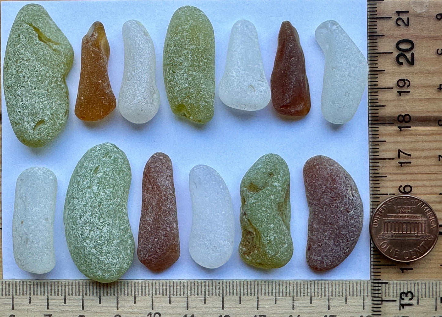 Long Sea Glass #026 Pieces Genuine Japanese Beach Glass Sticks Jewelry Pendant Quality Lot