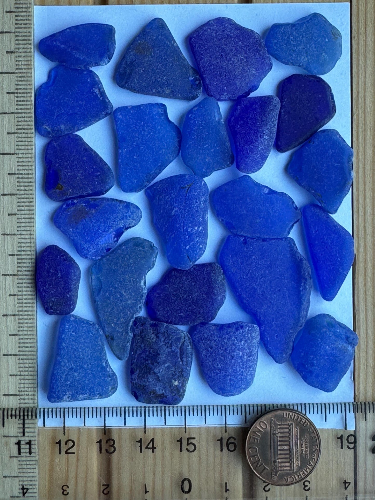 Cobalt Blue Japanese Sea Glass #045 Genuine Beach Glass Bulk Lot