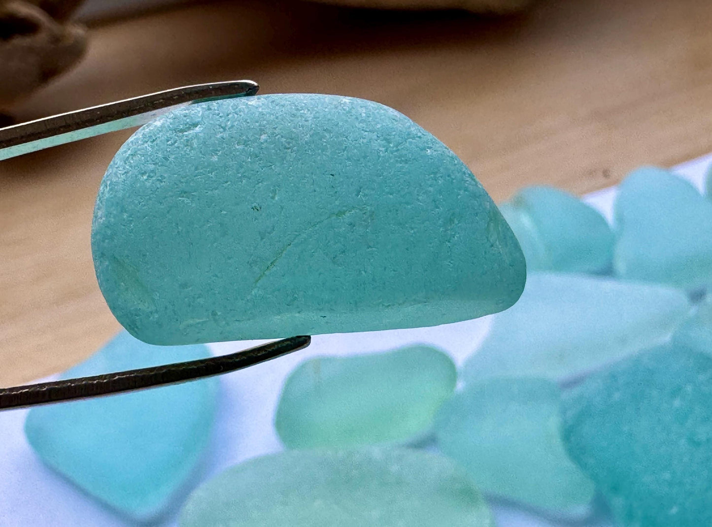 Aquamarine Japanese Sea Glass #053 Genuine Beach Glass Bulk Lot