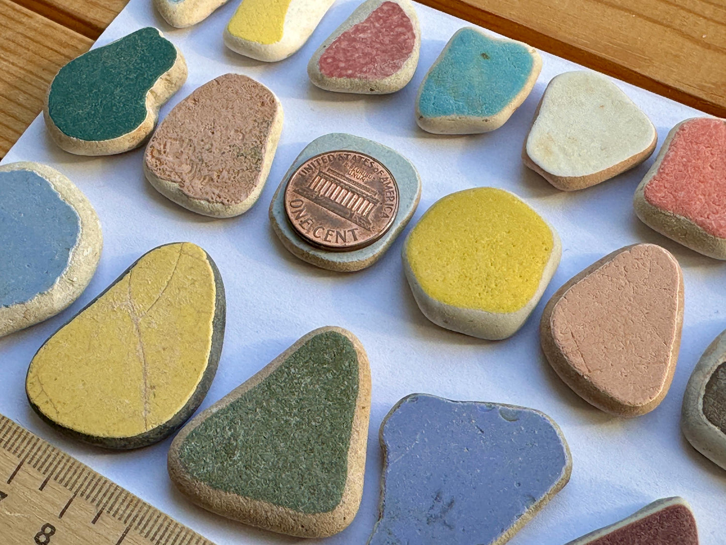 Genuine Sea Pottery Beach Found Japanese Sea Pottery Shards Mix Lot #023-2