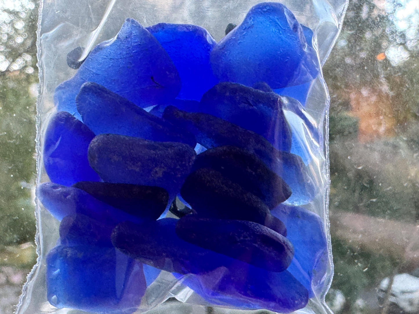 Cobalt Blue Japanese Sea Glass #045 Genuine Beach Glass Bulk Lot