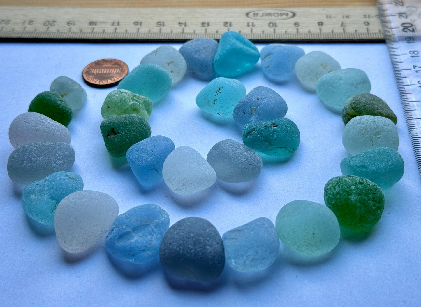 Genuine Sea Glass #031 Mix Beach Found Japanese Sea Glass Pieces Assorted Colors Lot
