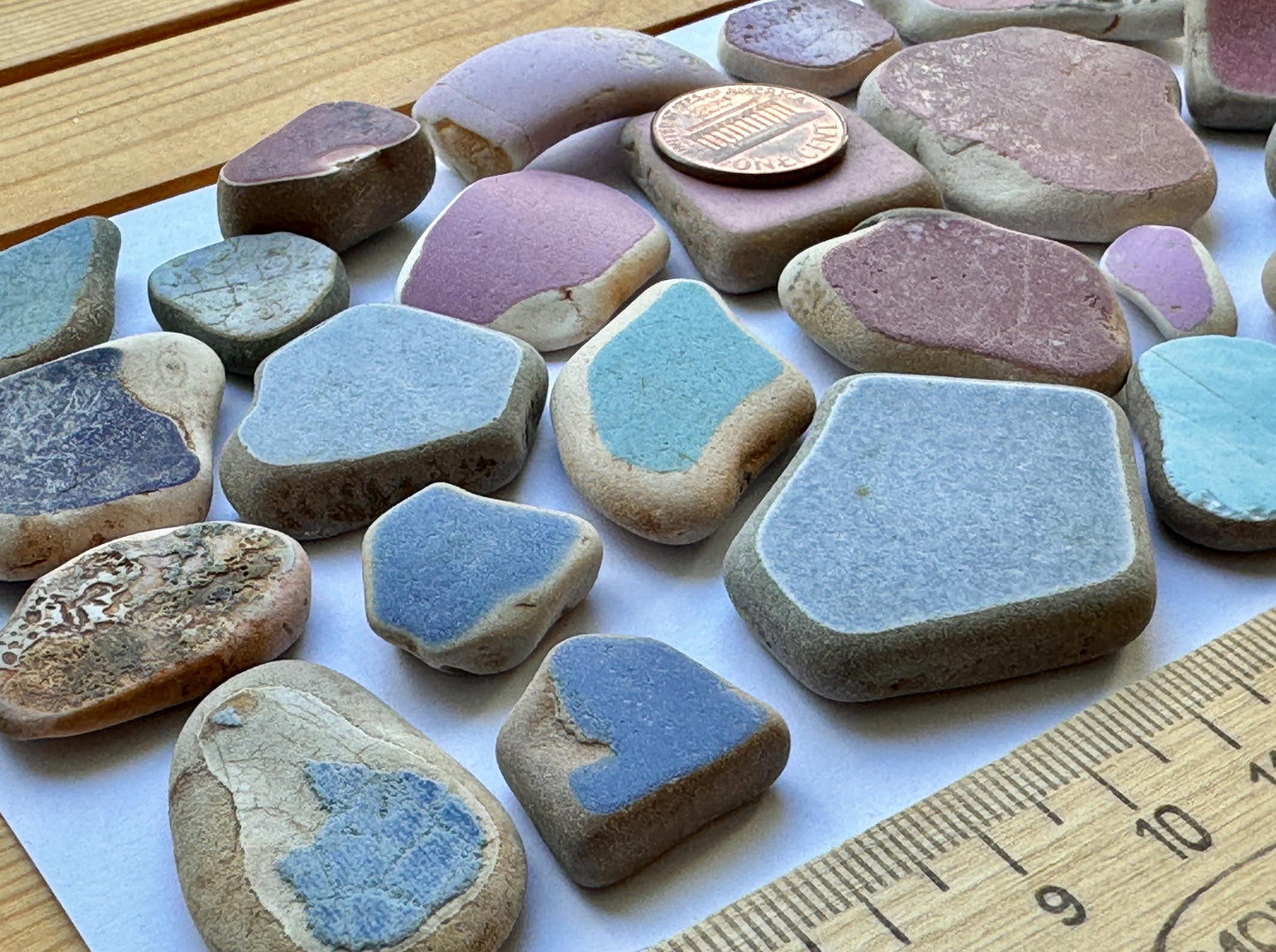 Japanese Sea Pottery Mix Genuine Beach Found Sea Ceramic Pieces Lot #017